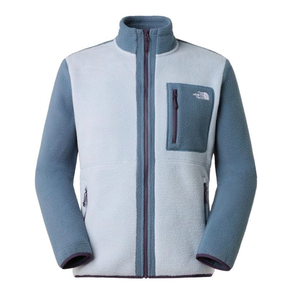 The North Face Mens Yumiori Full Zip Fleece Jacket / Frost Grey